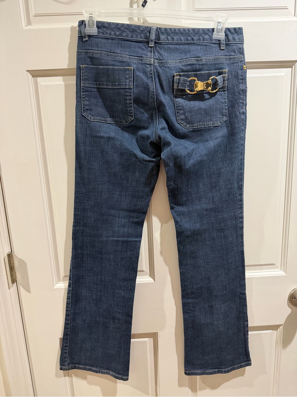 Michael Kors Women's Dark Blue Boot-Cut Jeans Size 4